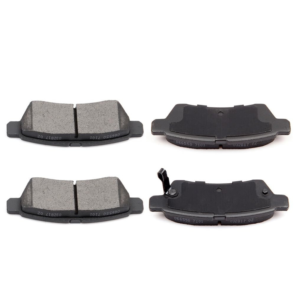 Eccpp D11008206 Rear Ceramic Disc Brake Pad Set Fit For Nissan Frontier 20052019 For Nissan Xterra 20052015 For Suzuki Equator 20092012 840342734542