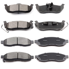 ECCPP D1015-7918 D1041-7945 Halbmetallischer Scheibenbremsbelagsatz vorne und hinten, passend fr Nissan Armada 20052006, fr Nissan Pathfinder Arma