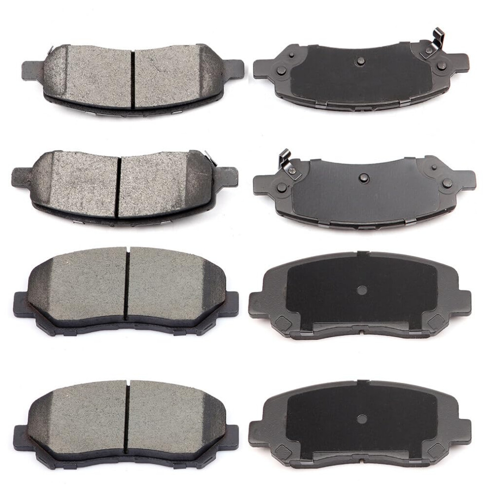 Eccpp D16238836 D16478875 Front & Rear Ceramic Disc Brake Pad Set Fit For Dodge Dart 20132016 840342734375