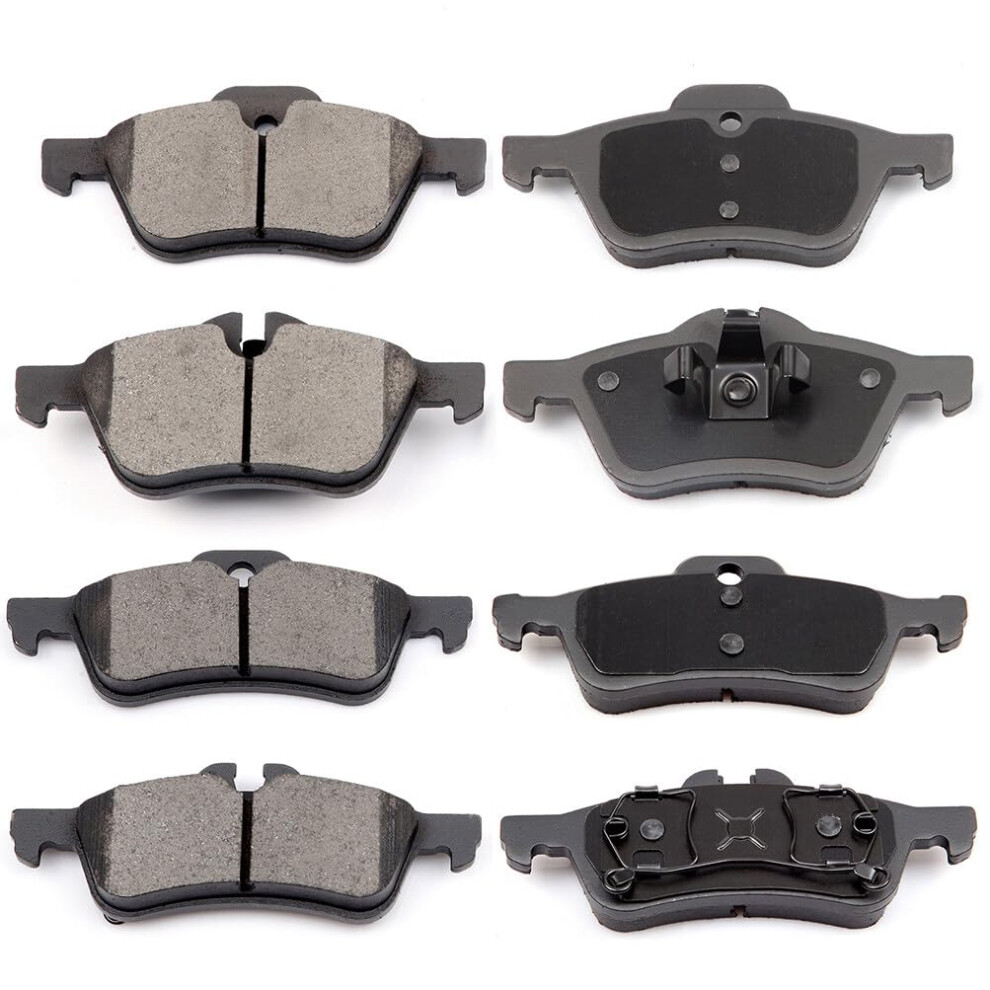 Eccpp D9397841 D10607842 Front & Rear Ceramic Disc Brake Pad Set Fit For Mini Cooper 20022008 840342734696