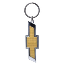 Plasticolor 004575R01 Chevrolet Strukturierter Gold- und Chrom-Fliege-Emaille-Schlsselanhnger