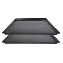 FEICHANGHAO 2er-Pack lwechsel-Ablasswanne aus Kunststoff, Mini-Khlschrank-Abtropfschale fr Mini-Khlschrnke, Klimaanlagen, Maschinen, lablasswan