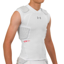 Gameday Armor Pro 5-Pad Top Youth White XL