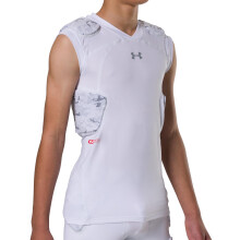 Gameday Armor Pro 5-Pad Top Nov YTH White Camo XL