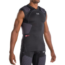 Gameday Armor Pro 5-Pad Top Black XXL