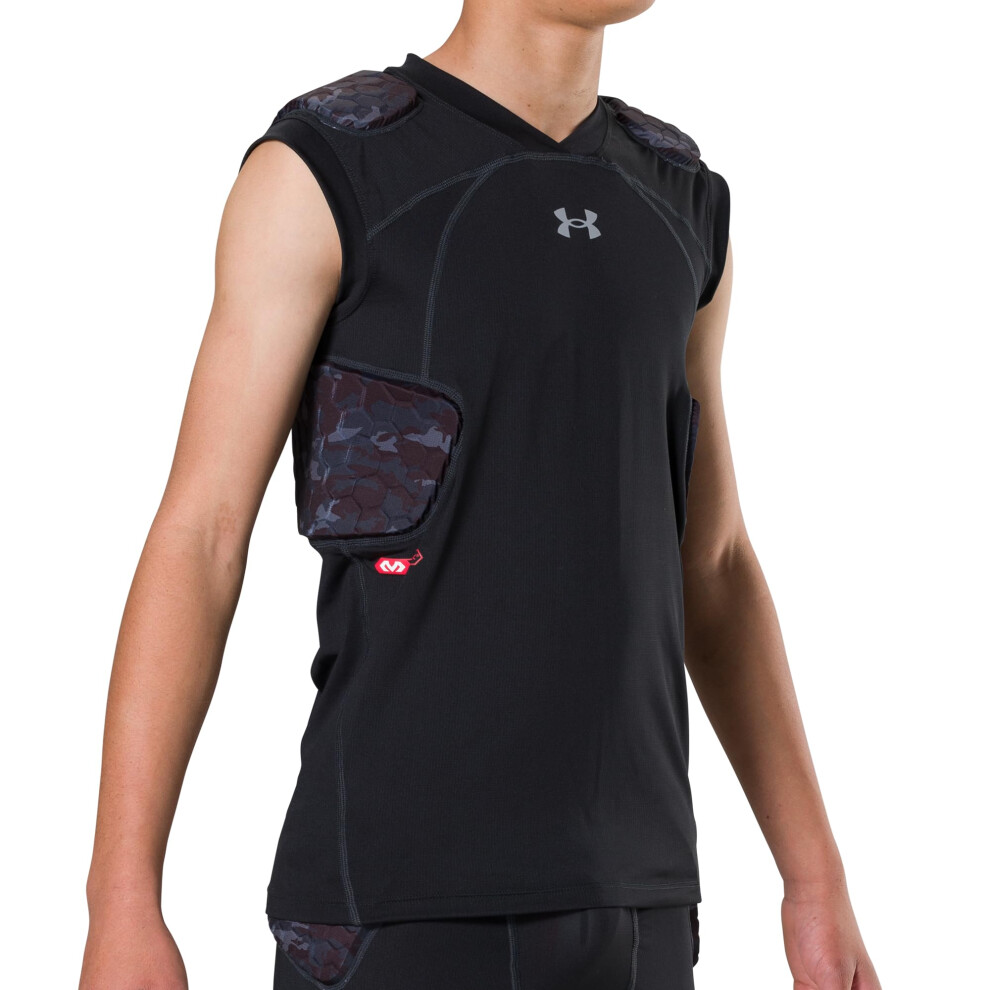 Photos - Protective Gear Set Under Armour Gameday Armour Pro 5Pad Top Nov YTH Black Camo XL UA21220