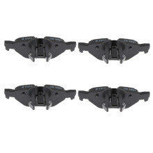 ECCPP D1267-7286 4pcs Rear Semi Metallic Disc Brake Pad Set Fit For BMW 128i 2008-2013 For 323i 2006-2011 For 325i 2006 For 325xi 2006 For 328i 2007-