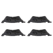 ECCPP D858-7734 4pcs Rear Semi Metallic Disc Brake Pad Set Fit For Chrysler Town & Country 2001-2007 For Dodge Caravan 2001-2007 For Dodge Grand Cara