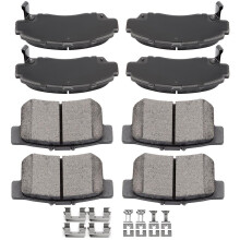 ECCPP D537-7418 D787-7656 Rear & Front Ceramic Disc Brake Pad Set Fit For Acura TSX 2004-2008 For Honda For Accord 2003-2007