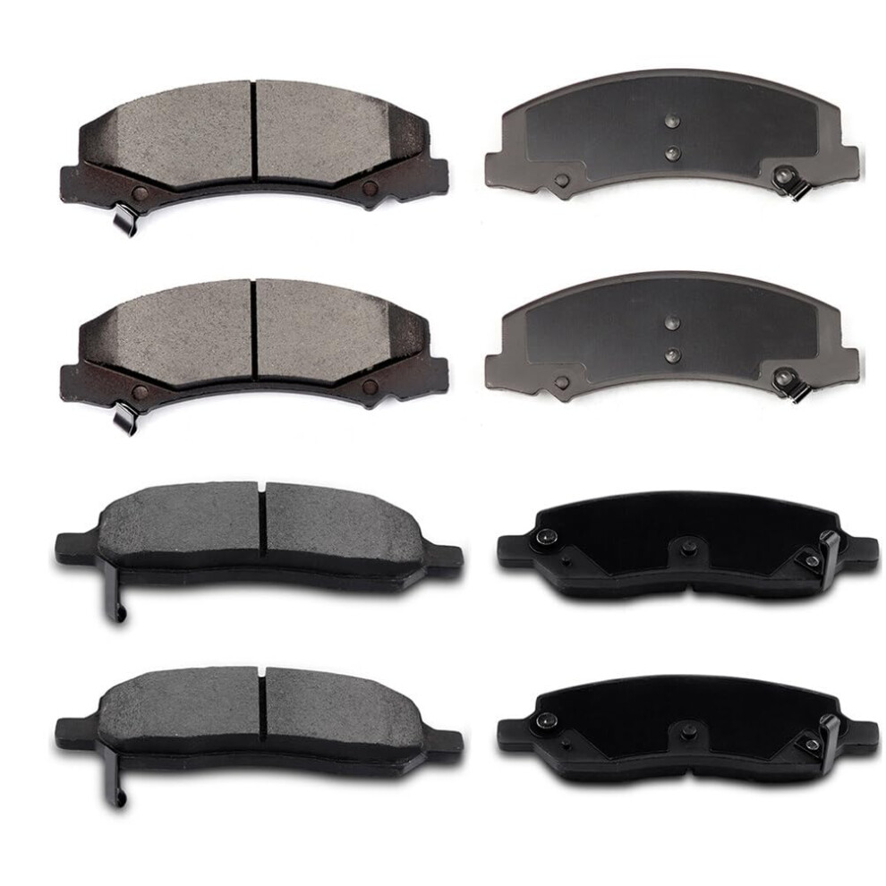 Eccpp D11598269 D11728283 Front & Rear Ceramic Disc Brake Pad Set Fit For Buick Lucerne 20062011 For Cadillac Dts 20062011 840342798407