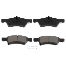 ECCPP D857-7733 4pcs Front Semi Metallic Disc Brake Pad Set Fit For Chrysler Town & Country 2001-2007 For Chrysler Voyager 2003 For Dodge Caravan 200