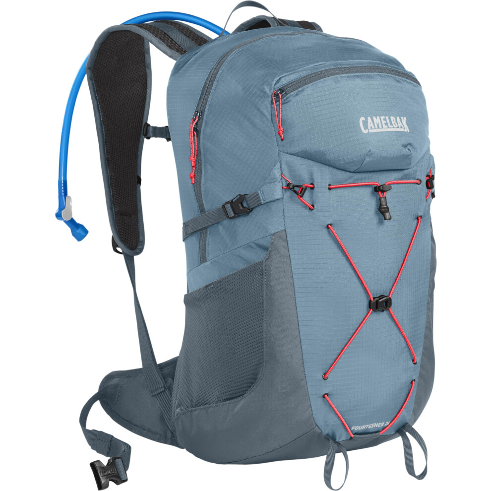 Photos - Food Container CamelBak Women's Fourteener 24 Hiking Hydration Backpack Smoke BlueFiery Coral 100oz 2865301000P 