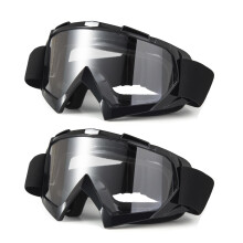 LJDJ Dirt Bike Brille, Motorradbrille, 2er-Pack, ATV-Brille, Reitbrille, Skibrille, winddicht, Offroad-Schutzbrille, Rennbrille fr Mnner, Frauen, J