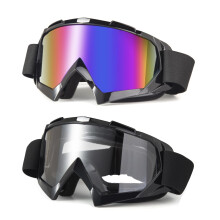 LJDJ Crossmotorbril Motorbril 2-pack ATV-bril Rijbril Skibril Winddicht Offroad-veiligheidsbril Racebril voor heren Dames Jeugd Volwassen