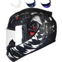 Celooblicejov motocyklov prilba HTLNUZD Zvodn motokrosov prilby s cirmi a tnovanmi zornky kompatibilnmi s Pinlock Helma pro silnicn cyklis
