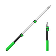 Bates- Verlengstok 1,4 tot 3 ft stok Zwart en groen Telescopische paal Uitschuifbare paal Telescopische paal Verfroller Verlengstok Verfverlengst