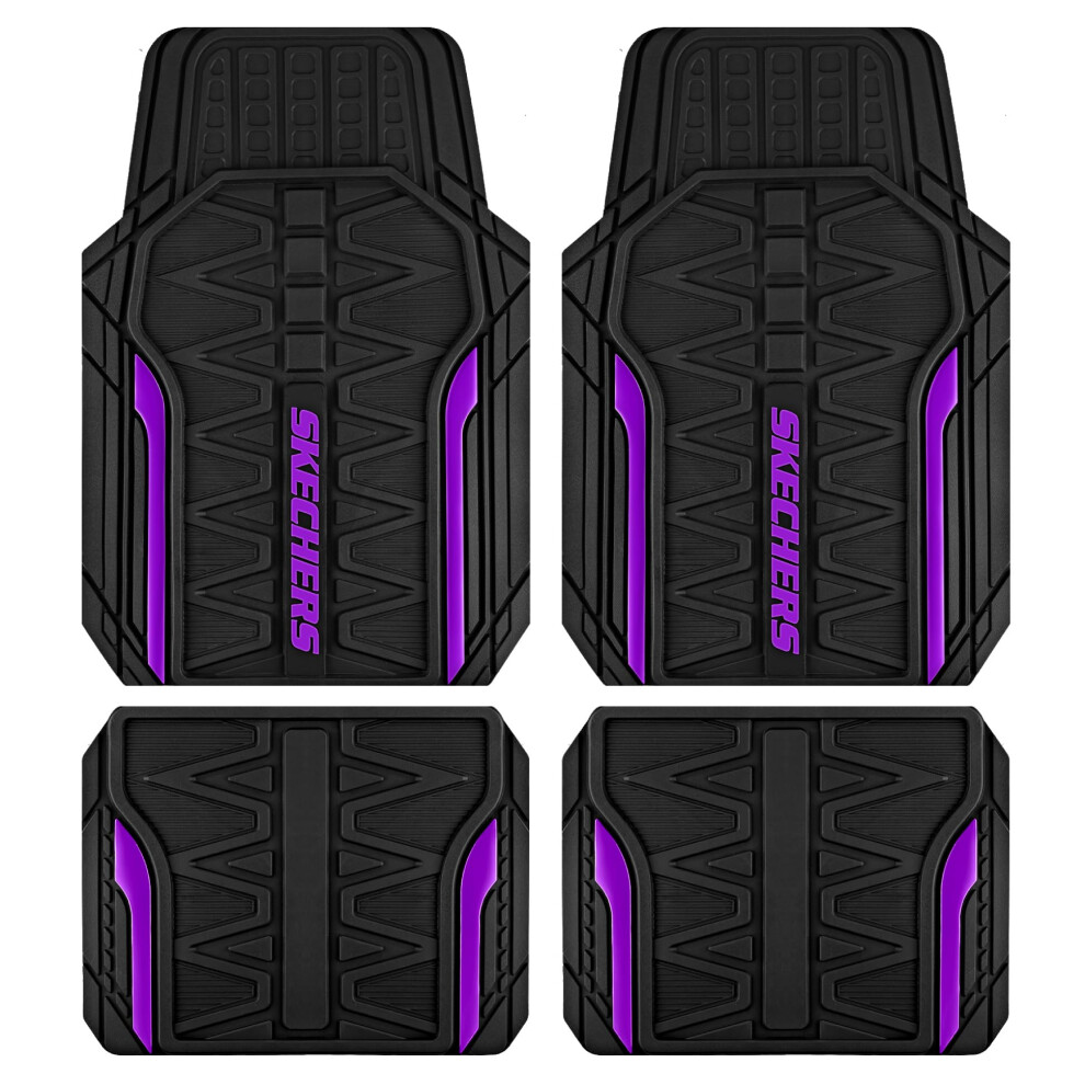 Skechers Car Floor Mats Heavy Duty Rubber Car Mats Full Set All Weather Floor Mats Waterproof TrimTo Fit Universal Floor Liner Car Accessories Au