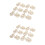 40 Pcs Paper Cutting Scrapbooking Decorations Wooden Bamboo 5