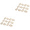 40 Pcs Paper Cutting Scrapbooking Decorations Wooden Bamboo 3