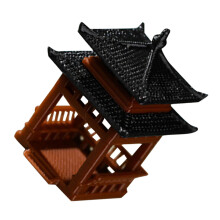 Miniatuur Paviljoen Tuindecoratie Plastic Multikleur
