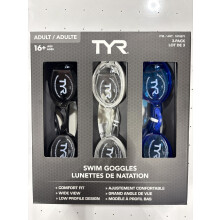TYR LCWAGCA074ALL Cstc Volwassen Goggles Se SMK/BLK OS