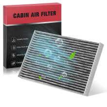 BDFHYK 1PC CF11181 Kabineluftfilter med aktivt kul kompatibel med Cadillac 2006-2009 XLR kompatibel med Chevy 2006-2013 Corvette