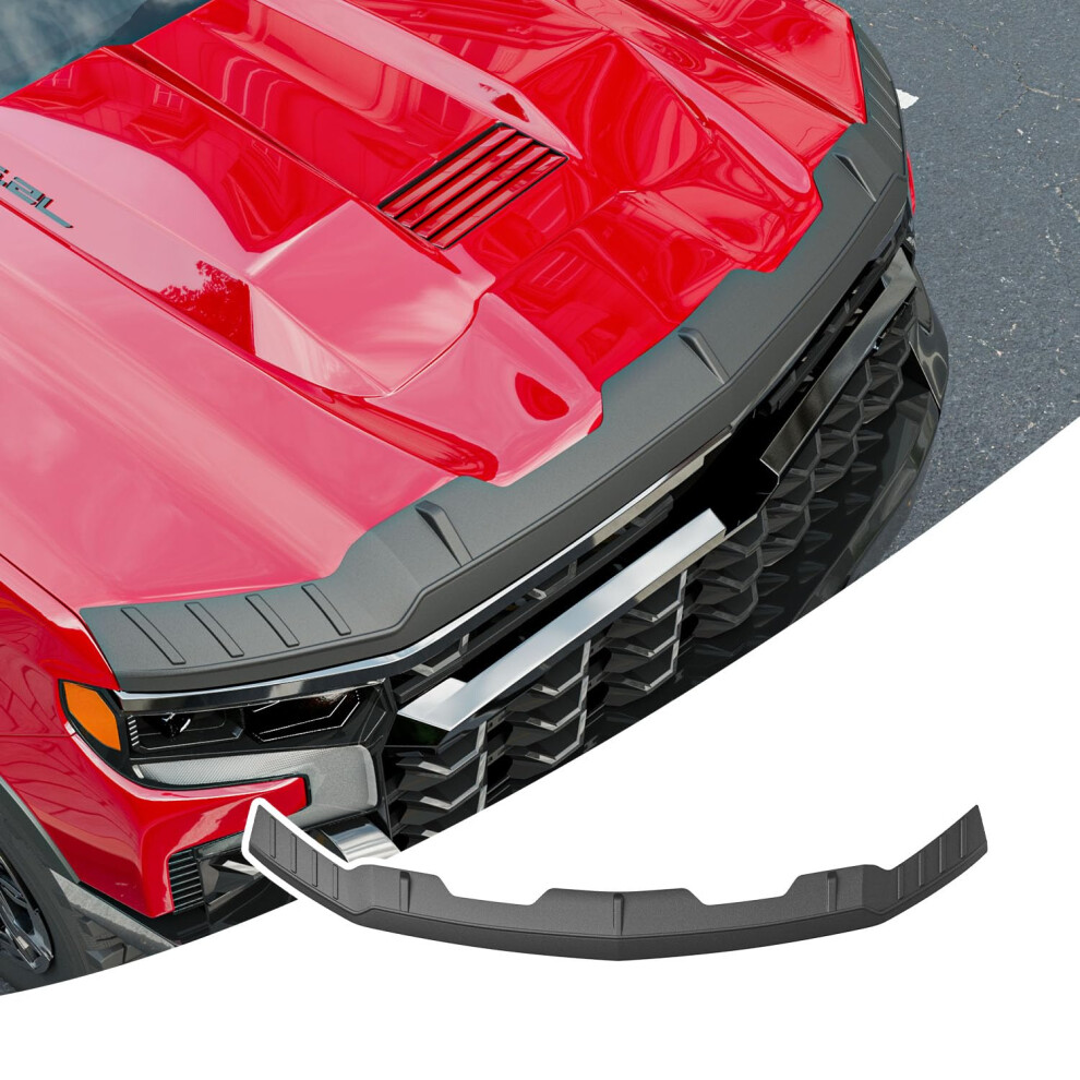 Czmenghe Hood Deflector Compatible With 20192024 Chevy Silverado 1500 Hood Protector Tpe Hood Shield Replacement For 20192024 Chevy Silverado Acc 733039587142