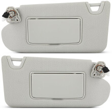 Conjunto de viseira solar para carro SCITOO com espelho adequado para 2013-2018 para Nissan para Altima Gray com teto solar (lado esquerdo do mot
