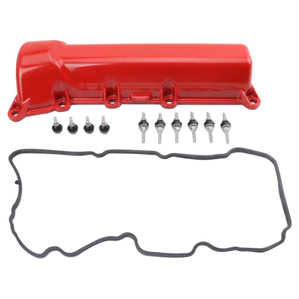 Trq Right Valve Cover Passenger Side Compatible With Dodge Jeep Ram Red 195591527781