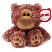 GUND Philbin Teddybär Forever Friends Littles Kuscheltiere, klassisches Plüschspielzeug für Kinder ab 1 Jahr, Schokoladenbraun, 7