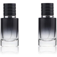 Jizlan 2 Stck Schwarz 30 ml Parfmzerstuber Tragbares hochwertiges Glasspray Nachfllbare kleine Flasche Reisekosmetik Outdoor-Spender Mini-Sprhfl