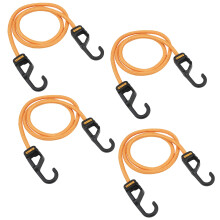 DEWALT DXBC300484 Schwarz/Gelb 48 Premium-Hochleistungs-Bungee-Seile, 4er-Pack