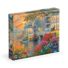 Buffalo Games  Sapphire Select  Abraham Hunter  Southern Charm  1000-teiliges Puzzle  herausfordernd und unterhaltsam  blaues Kern-Puzzlebrett