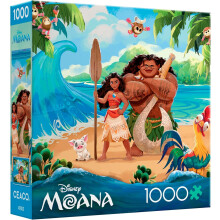 Ceaco - Disney - Thomas Kinkade - Moana a Maui - 1000dln puzzle pro dospel - Nrocn puzzle Perfektn pro hern noci - Dokoncen velikost je 26,5