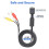Για PS3 PS2 PS1 AV Cable Splitter RCA Wire Converter Adapter 4