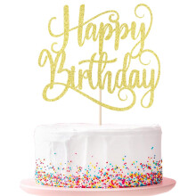 Ruscalin joyeux anniversaire gteau topper fte d'anniversaire dcorations de gteau