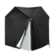 Iceberg Elf Speelhuis Cover, Buiten Plastic Houten Speelhuis Covers, 72" L X 72" W X 84" H, Waterdicht, Eenvoudig Met Zijrits
