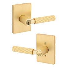 Kwikset Mirada Reeded bejrati ajt foganty zrral s kulccsal Biztonsgos kulcsos megfordthat kar klso ajtzr a bejrati ajthoz szatn srgar