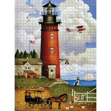 Buffalo Games  Charles Wysocki  Daddy's Coming Home  1000-teiliges Puzzle fr Erwachsene  Anspruchsvolles Puzzle, perfekt fr Spieleabende