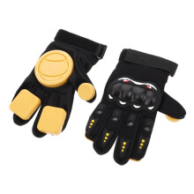 Downhill Skateboard Gloves - Wear Resistant Slider Gloves for Outdoor Skateboarding, Enhanced Safety, Size M, Black