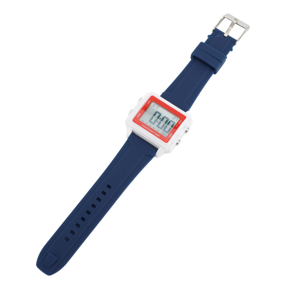 Unisex Digital Led Watch 50M Water Resistant 41Mm Strap Blue 3281346588972