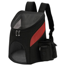 Portable Cat Dog Front Backpack, Foldable Pet Carrier Bag, Breathable Travel Backpack for Small Dogs and Cats