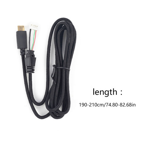 USB C Headphone Cable Line DIY Replacement Cord Lead for -White 1