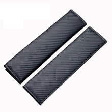 2 PCS Car Seat Belt Pad for Mazda 3 2020-2024, Leather Soft Shoulder Padding Protector, Black Interior Accessories
