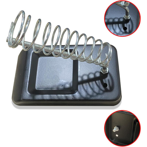 Soldering Iron Holder with Spring Design, Tip Cleaner, Cleaning Sponge, and Tool Organizer for Efficient Workstation 2