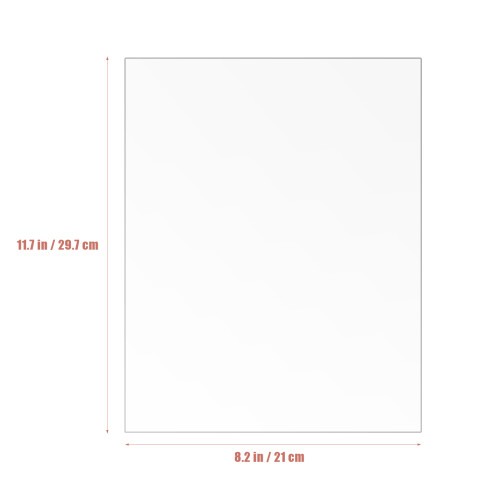 10pcs Clear Plastic Sheets for DIY Projects A4 1