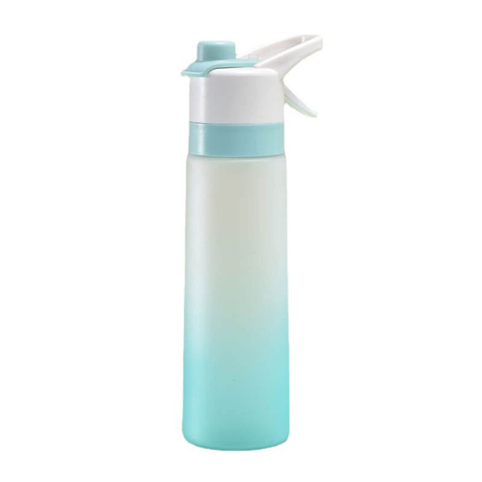 Blue Reusable Sports Water Bottle With Spray, Leak-Proof Misting Design, Ideal For Office, Gym, Running, Cycling - 24 Oz