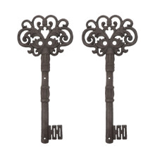 Raindrops 2pcs Large Vintage Cast Iron Wall Decoration Ornament