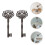 Raindrops 2pcs Large Vintage Cast Iron Wall Decoration Ornament 2