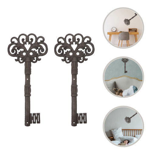 Raindrops 2pcs Large Vintage Cast Iron Wall Decoration Ornament 1